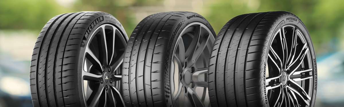 Победители теста летних шин Michelin Pilot Sport 4S, Continental SportContact 7,  Bridgestone Potenza Sport Evo